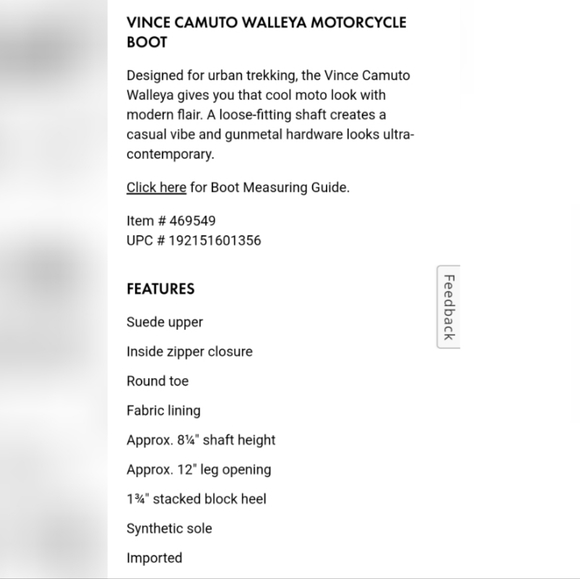 Vince Camuto Walleya motorcycle boot - Picture 7 of 7